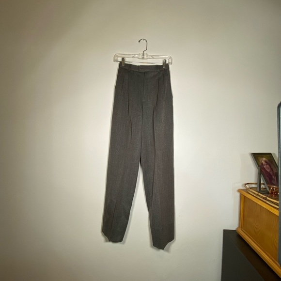 80s VTG Saint Laurent Wool Trousers - Picture 6 of 17